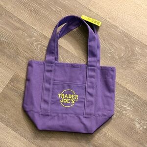 Trader Joe's Purple Tote Bag